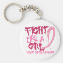 Fight Like A Girl 5.3 Breast Cancer Key Chains