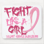 Fight Like A Girl 5.3 Breast Cancer Mouse Pad
