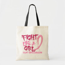 Fight Like A Girl 5.3 Breast Cancer Tote Bag