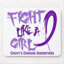 Fight Like A Girl 5.3 Crohn's Disease Mousepad
