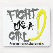 Fight Like A Girl 5.3 Endometriosis Mouse Pad