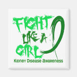 Fight Like A Girl 5.3 Kidney Disease Refrigerator Magnet