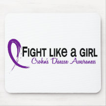 Fight Like A Girl 6.3 Crohn's Disease Mousepad