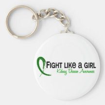 Fight Like A Girl 6.3 Kidney Disease Key Chain