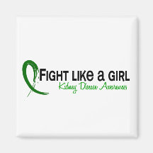 Fight Like A Girl 6.3 Kidney Disease Magnets