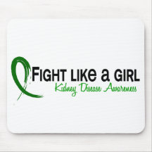 Fight Like A Girl 6.3 Kidney Disease Mousepad