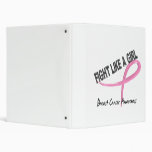 Fight Like A Girl 7.3 Breast Cancer 3 Ring Binder