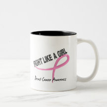 Fight Like A Girl 7.3 Breast Cancer Mug