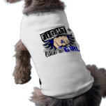 Fight Like A Girl Ankylosing Spondylitis 27.8 Dog Tee Shirt