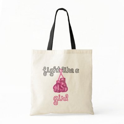 Fight Like a girl Bag by flashyimage