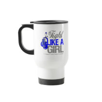 Fight Like a Girl Boxing - Colon Cancer Coffee Mug