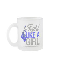 Fight Like a Girl Boxing - Colon Cancer Mugs