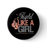 Fight Like a Girl Boxing - Uterine Cancer Buttons