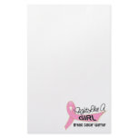 Fight Like A Girl Breast Cancer 25.4 Stationery Paper