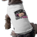 Fight Like A Girl Breast Cancer 27.8 Doggie Tee