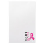 Fight Like A Girl Breast Cancer 28.8 Personalized Stationery