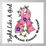 Fight Like A Girl Breast Cancer 29.4 Poster