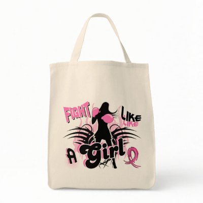 Fight Like A Girl Breast Cancer 35.8 Bags by fightlikeagirlgifts