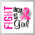 Fight Like A Girl Breast Cancer 36.8 Posters