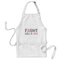Fight Like A Girl - Breast Cancer Awareness Apron