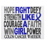 Fight Like A Girl Colon Cancer 23.4 Flyers