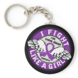 Fight Like A Girl Crohn's Disease 16.5 Key Chain