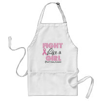 Fight Like a Girl Dazzling - Breast Cancer Aprons