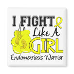 Fight Like A Girl Endometriosis 15.2 Fridge Magnet