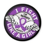 Fight Like A Girl Epilepsy 16.5 Magnet