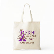 Fight Like A Girl Epilepsy 38.82 Canvas Bags