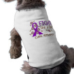 Fight Like A Girl Epilepsy 38.82 Dog Tee