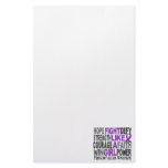 Fight Like A Girl Fibromyalgia 23.4 Personalized Stationery
