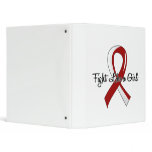 Fight Like A Girl Head Neck Cancer 41.8 Vinyl Binder