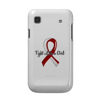 Fight Like A Girl Head Neck Cancer 41.8 Samsung Galaxy Case by fightlikeagirlgifts