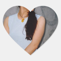 Fight Like a Girl! Heart Stickers