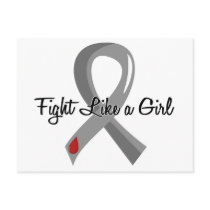 Fight Like A Girl Juvenile Diabetes 41.8 Postcard