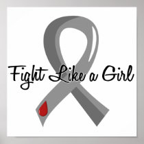 Fight Like A Girl Juvenile Diabetes 41.8 Print