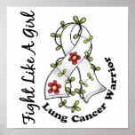 Fight Like A Girl Lung Cancer 29.4 Poster