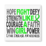 Fight Like A Girl Lyme Disease 23.3 Magnets