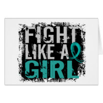 Fight Like a Girl Ovarian Cancer 31.8