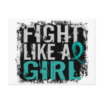 Fight Like a Girl Ovarian Cancer 31.8