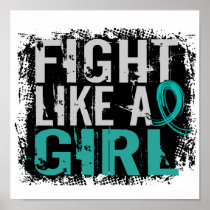 Fight Like a Girl Ovarian Cancer 31.8
