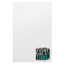 Fight Like a Girl Ovarian Cancer 31.8