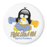 Fight Like A Girl Psoriasis Magnet
