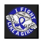 Fight Like A Girl Rheumatoid Arthritis 16.5 Fridge Magnets