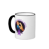 Fight Like a Girl Rosie Riveter - Lupus Mugs