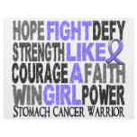 Fight Like A Girl Stomach Cancer 23.4 Custom Flyer