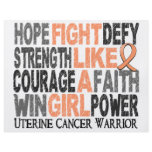 Fight Like A Girl Uterine Cancer 23.4 flyers
