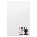 Fight Like A Girl Uterine Cancer 26.2 stationery