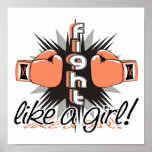 Fight Like A Girl Uterine Cancer 32.8 posters